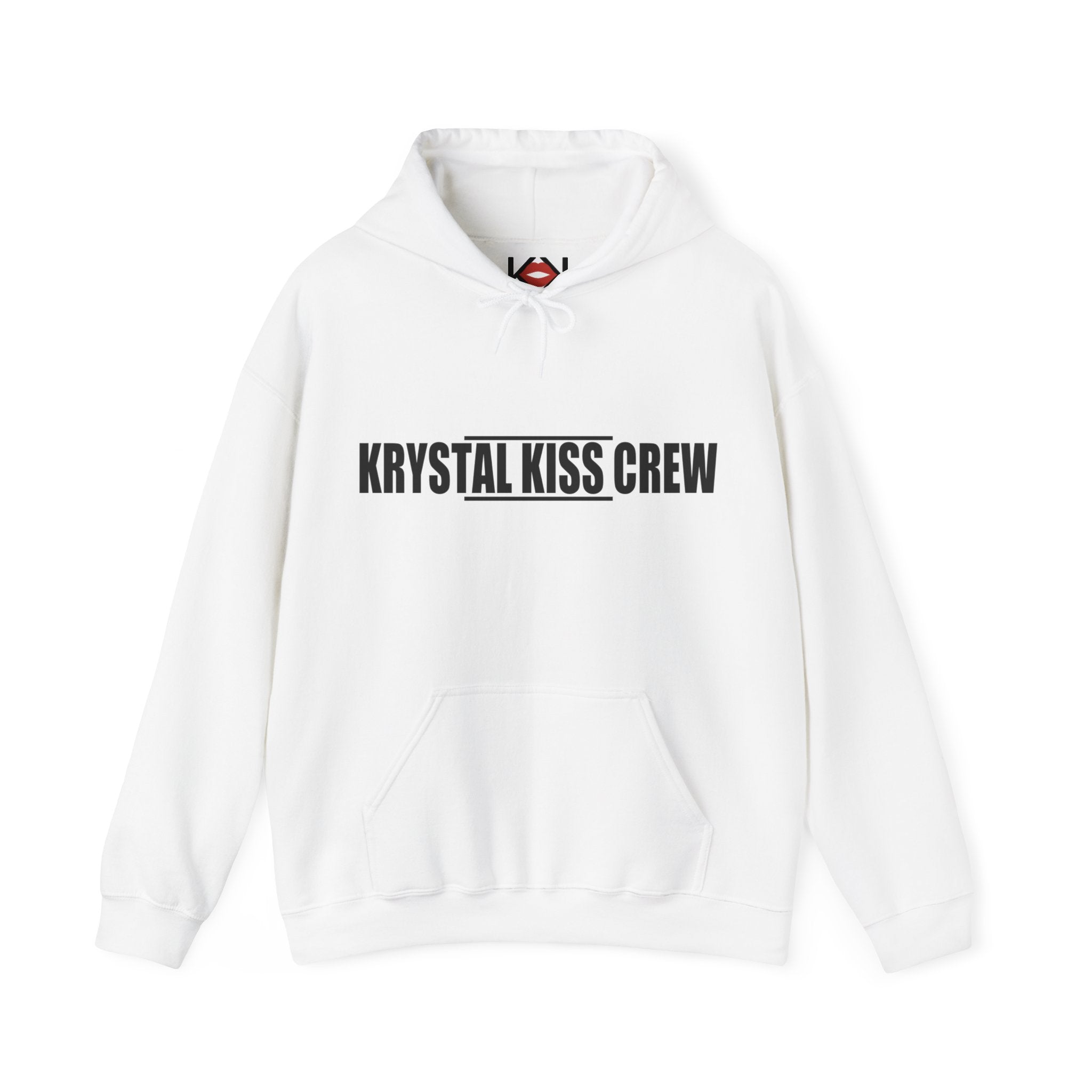 white Krystal Kiss Crew murder hoodie