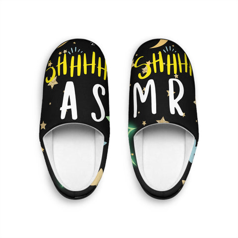 men's black ASMR slippers