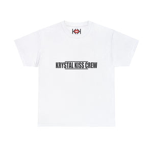 white Krystal Kiss Crew unisex murder t-shirt