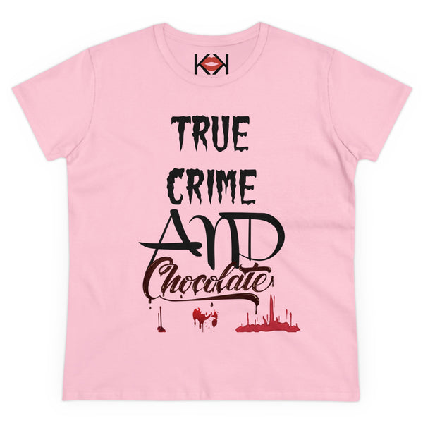 women's pink murder cotton tee