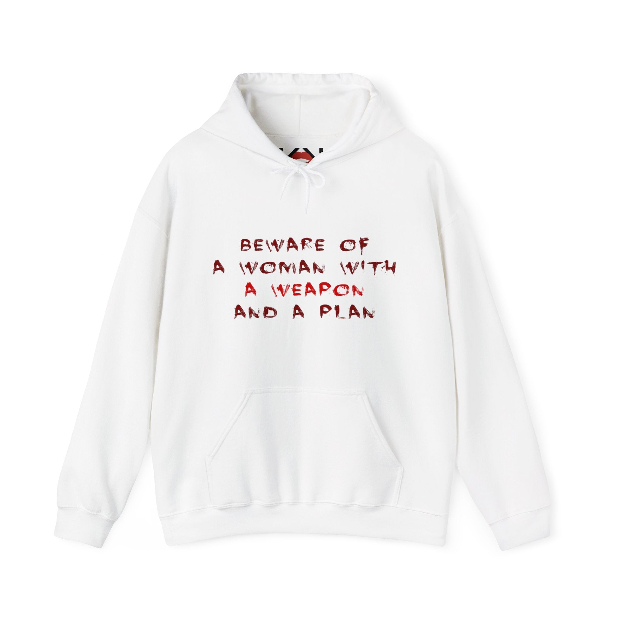 white murder hoodie