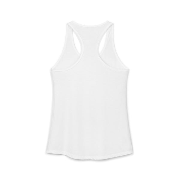 Beware of a Woman with a Weapon and a Plan Racerback Tank