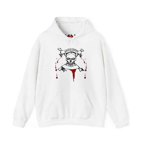 white murder hoodie