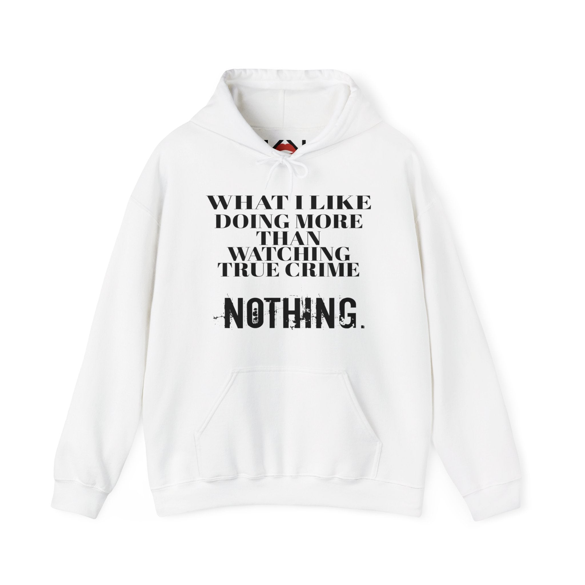 white murder hoodie